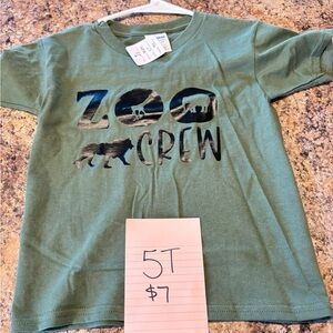 Zoo Crew Green Kids T-Shirt